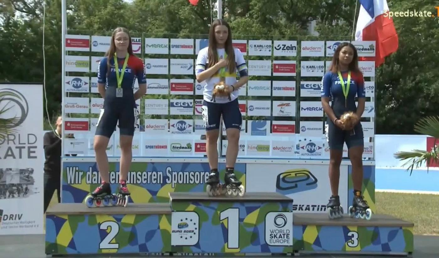 podium Mae 200m duel