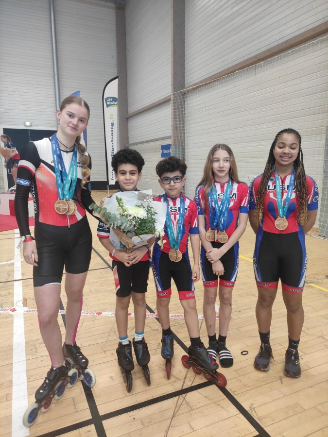 les médailles IDF-france indoor