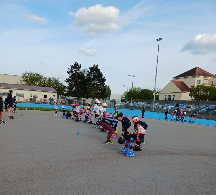 1er entrainement sur la piste -  mardi 23 avril 2024